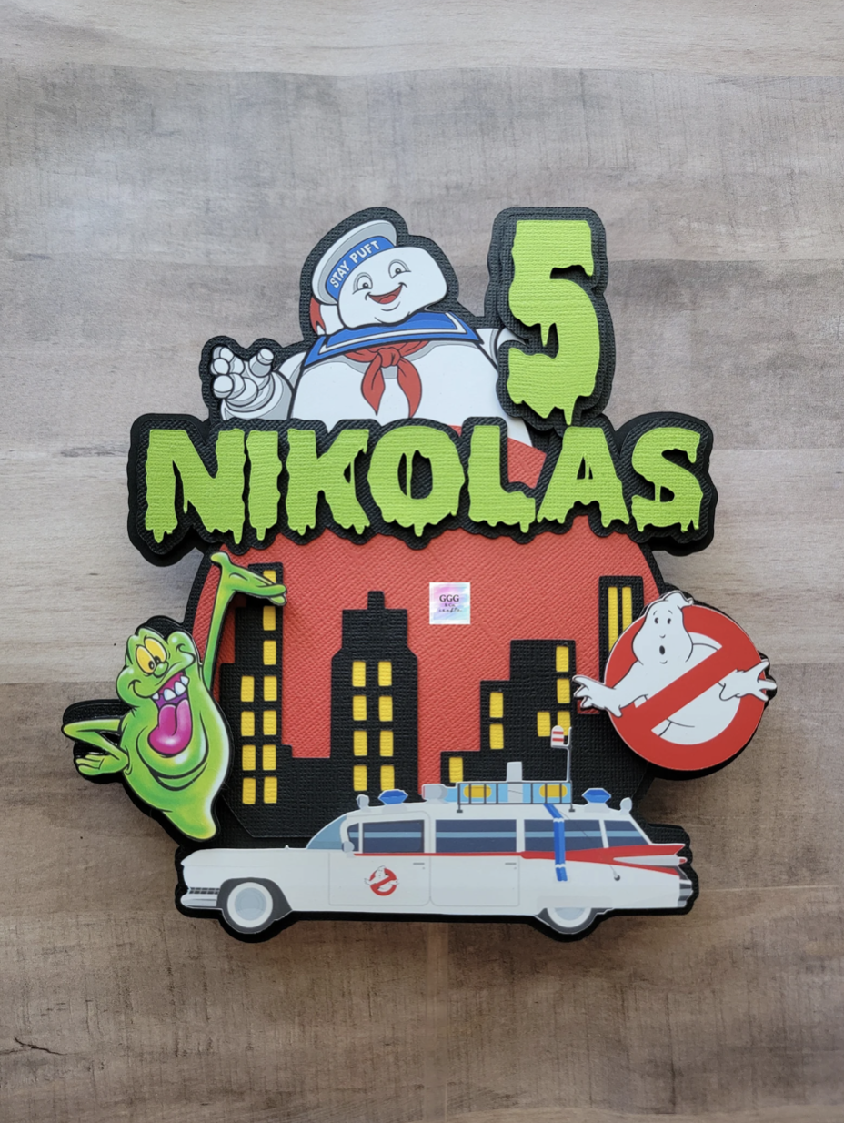 Ghostbusters Cake Topper