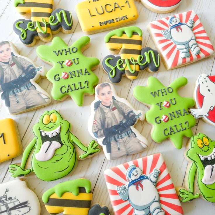 Personalized Ghostbusters sugar cookies