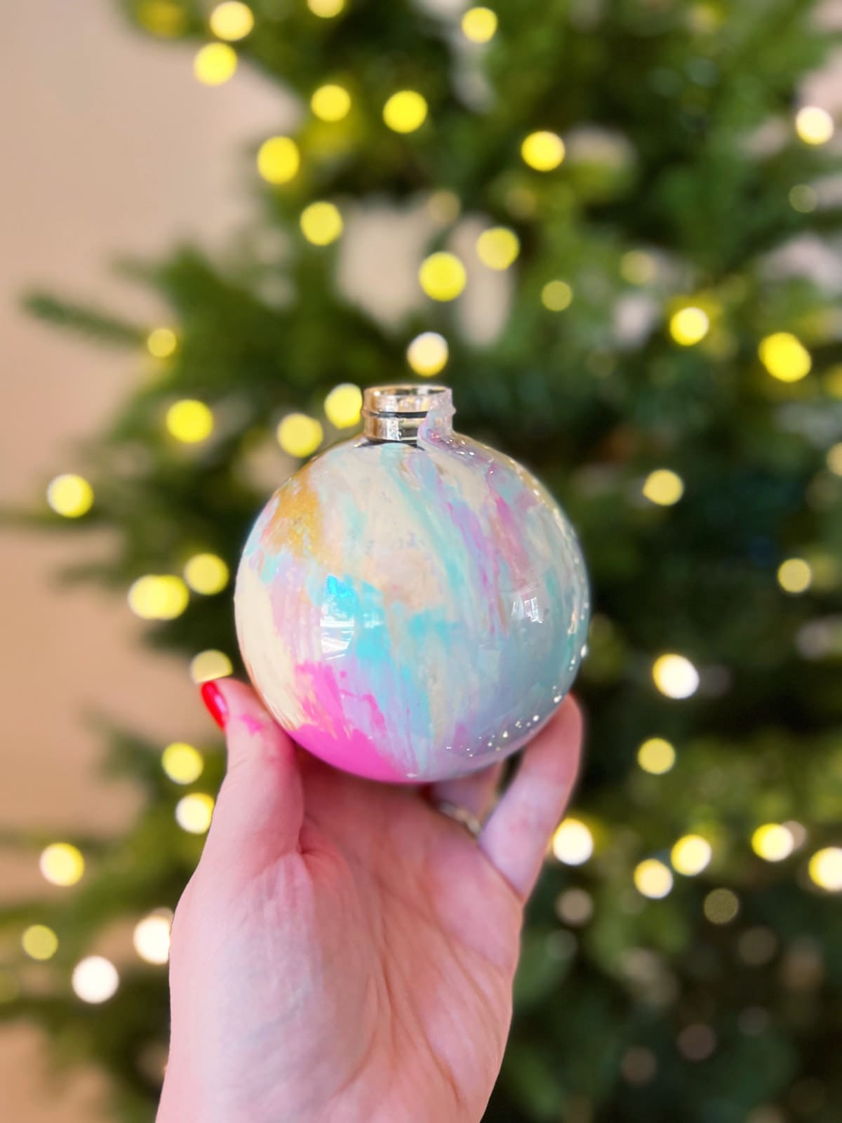 DIY Painted Ornaments