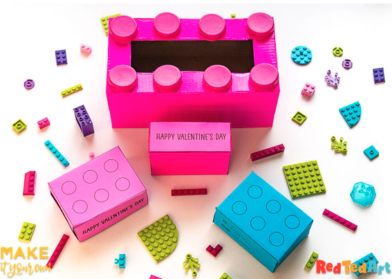 LEGO Valentine Card Box