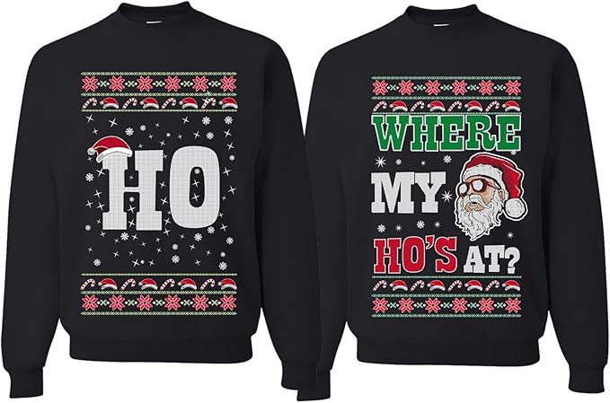 Ugly Sweater Set For Couples