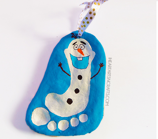 Disney's Frozen Olaf Salt Dough Ornament