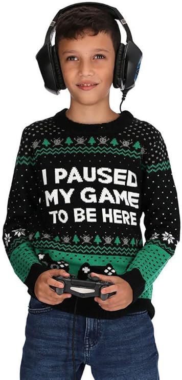 Boys Gamer Ugly Christmas Sweater