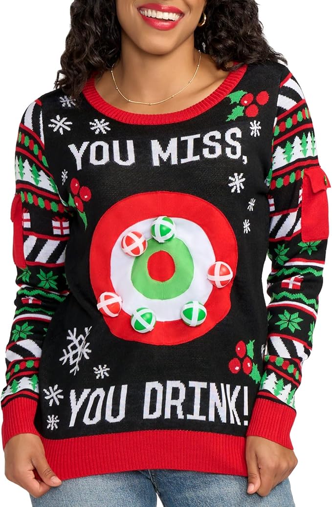 You Miss You Drink Ugly Christmas Sweater